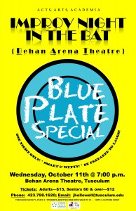 Blue Plate BAT Poster