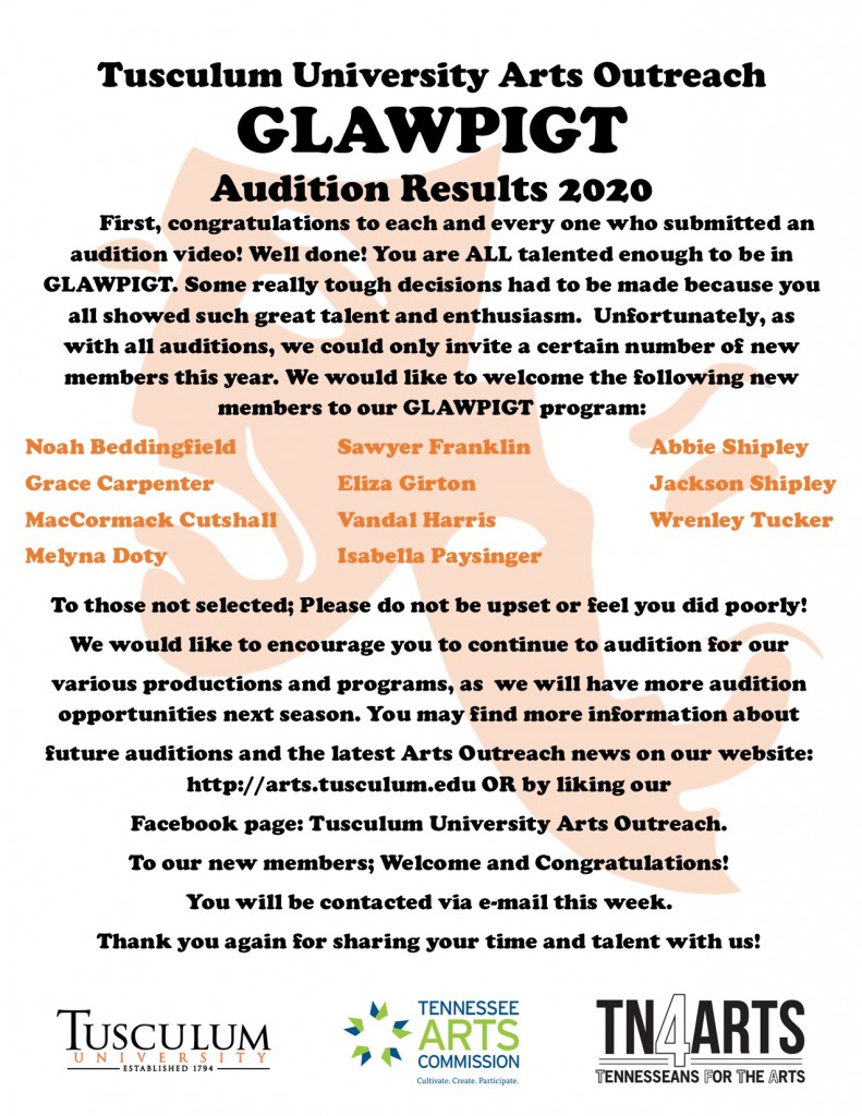 GLAWPIGT_AuditionResults_2020